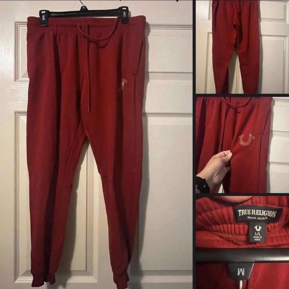 SOLD
True Religion Deep Red Sweatpants